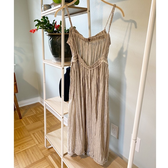 UO Aria Linen Midi Dress - Picture 4 of 9